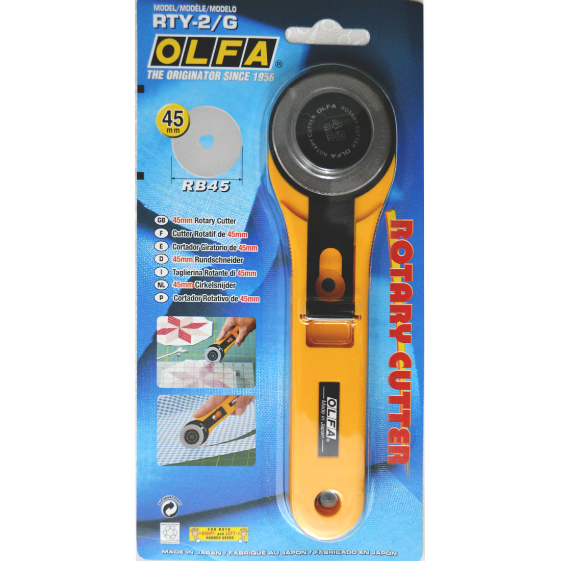 OLFA 45mm Rotary Cutter Stainless Steel Blade