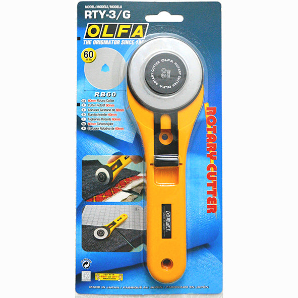 OLFA 60mm Rotary Cutter Stainless Steel Blade