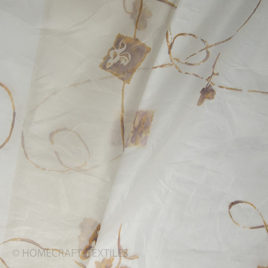 Printed Silk Organza