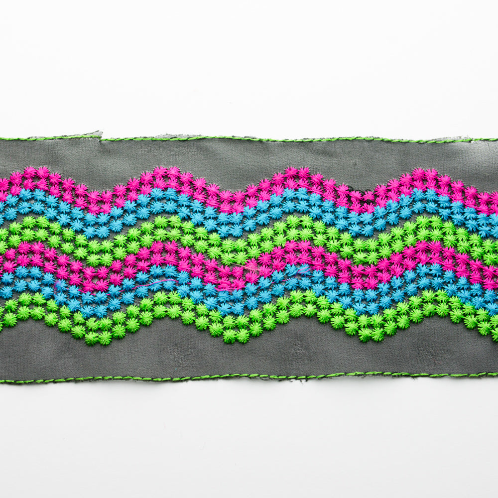 Organza Embroidered Laces-8.5cm