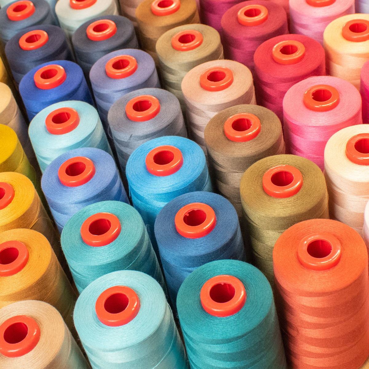 Overlocking Thread 5000m 5000M Polyester Overlocking Thread Sample Book – Homecraft Textiles