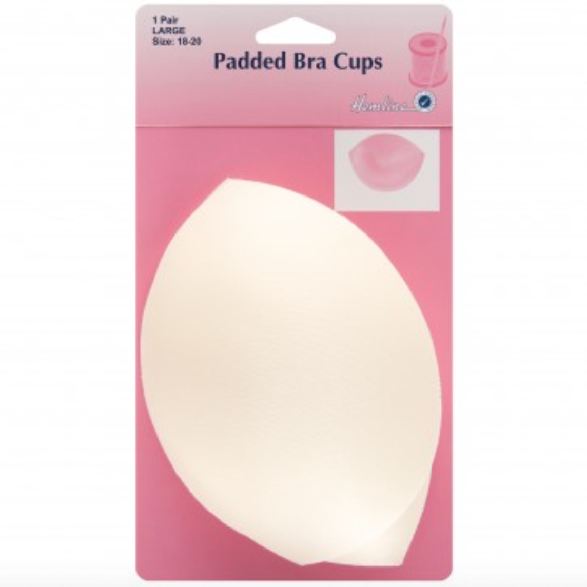 HEMLINE PADDED BRA CUPS LARGE SKIN