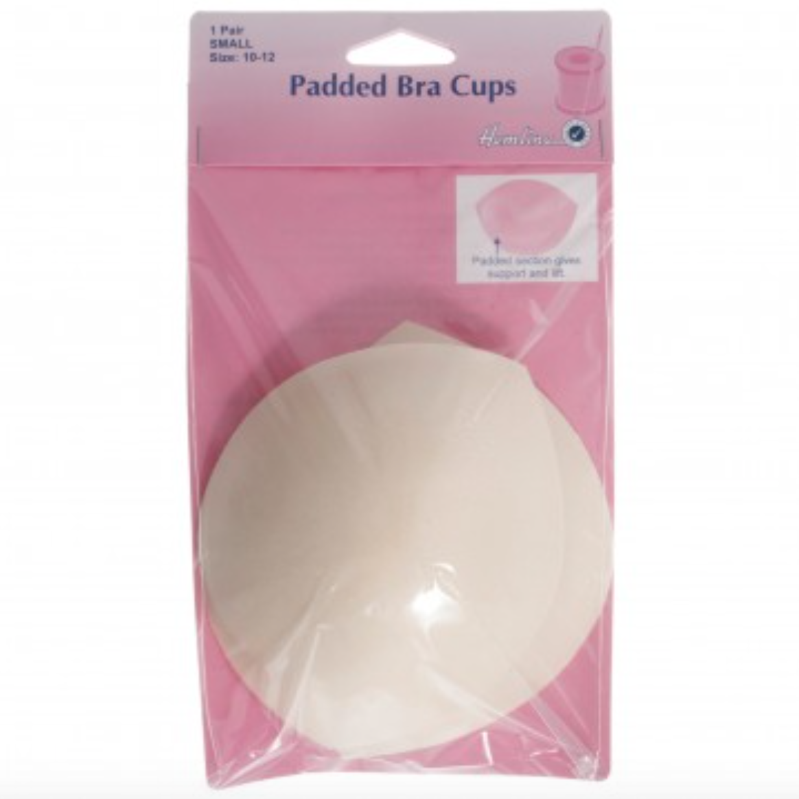 HEMLINE PADDED BRA CUPS SMALL SKIN