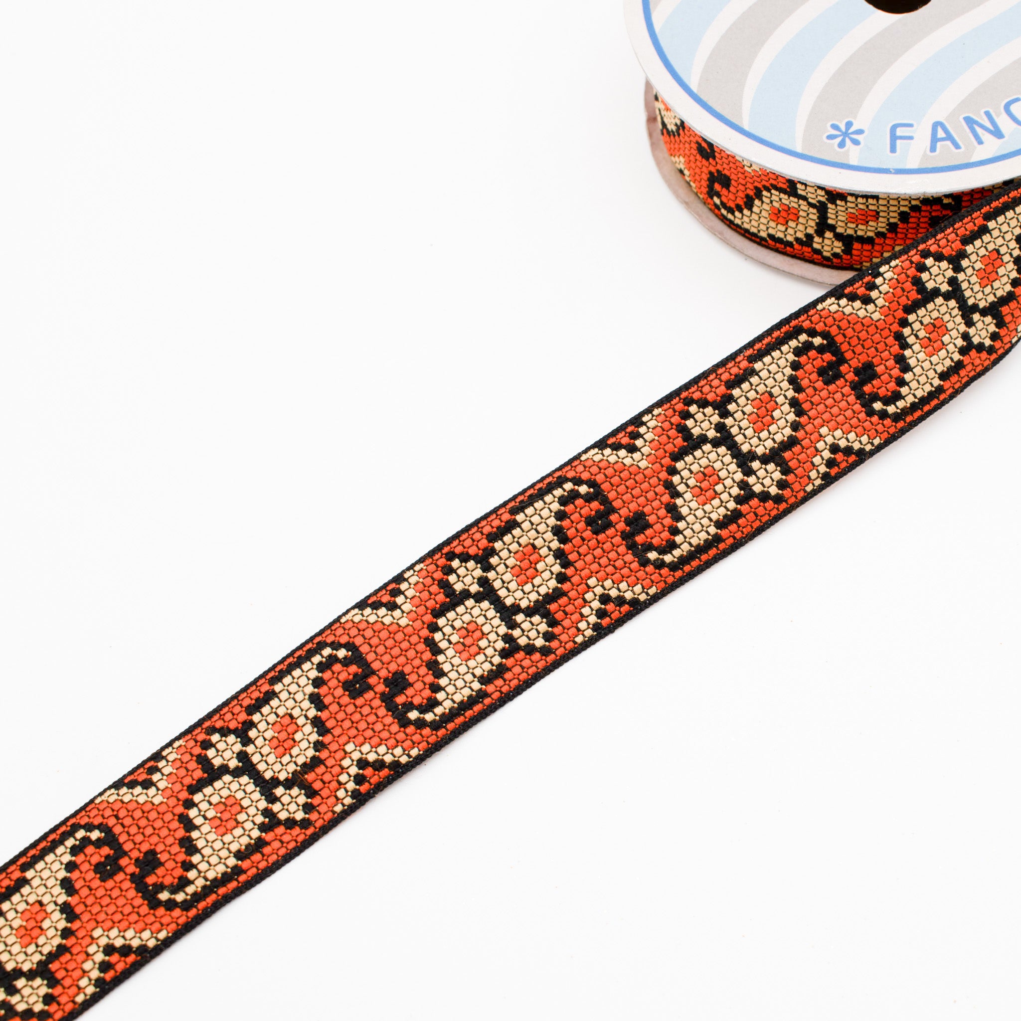 Aztec Woven Ribbon -3cm