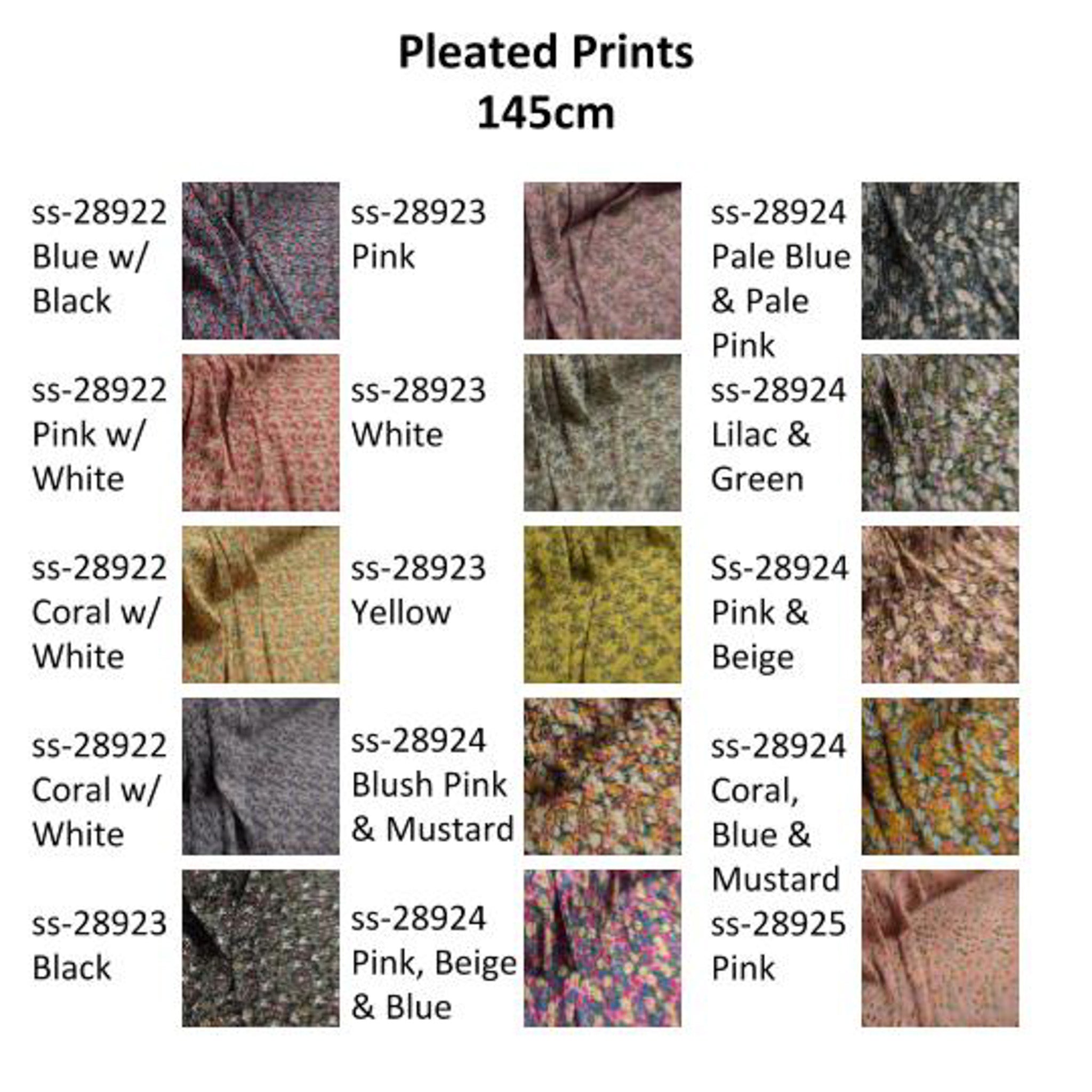 Pleated Prints