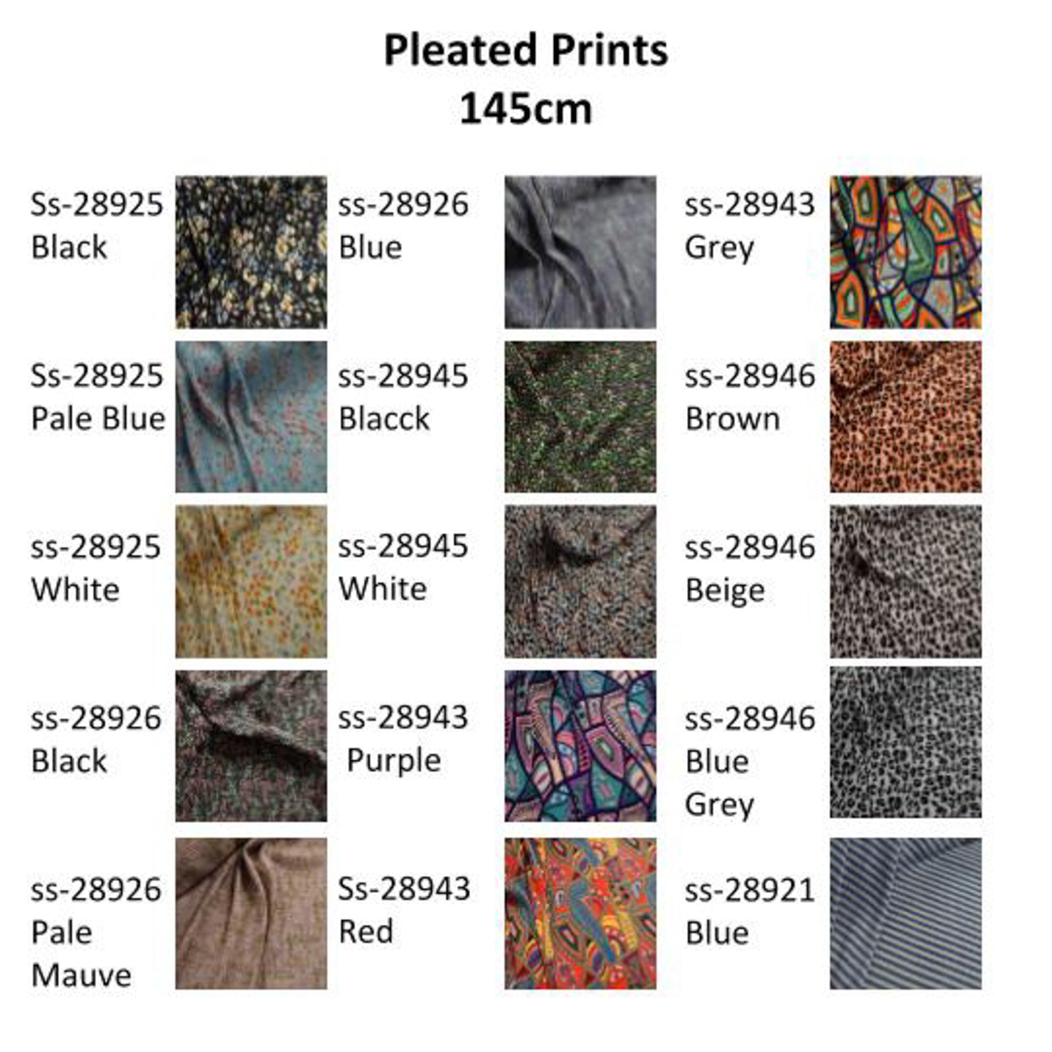 Pleated Prints