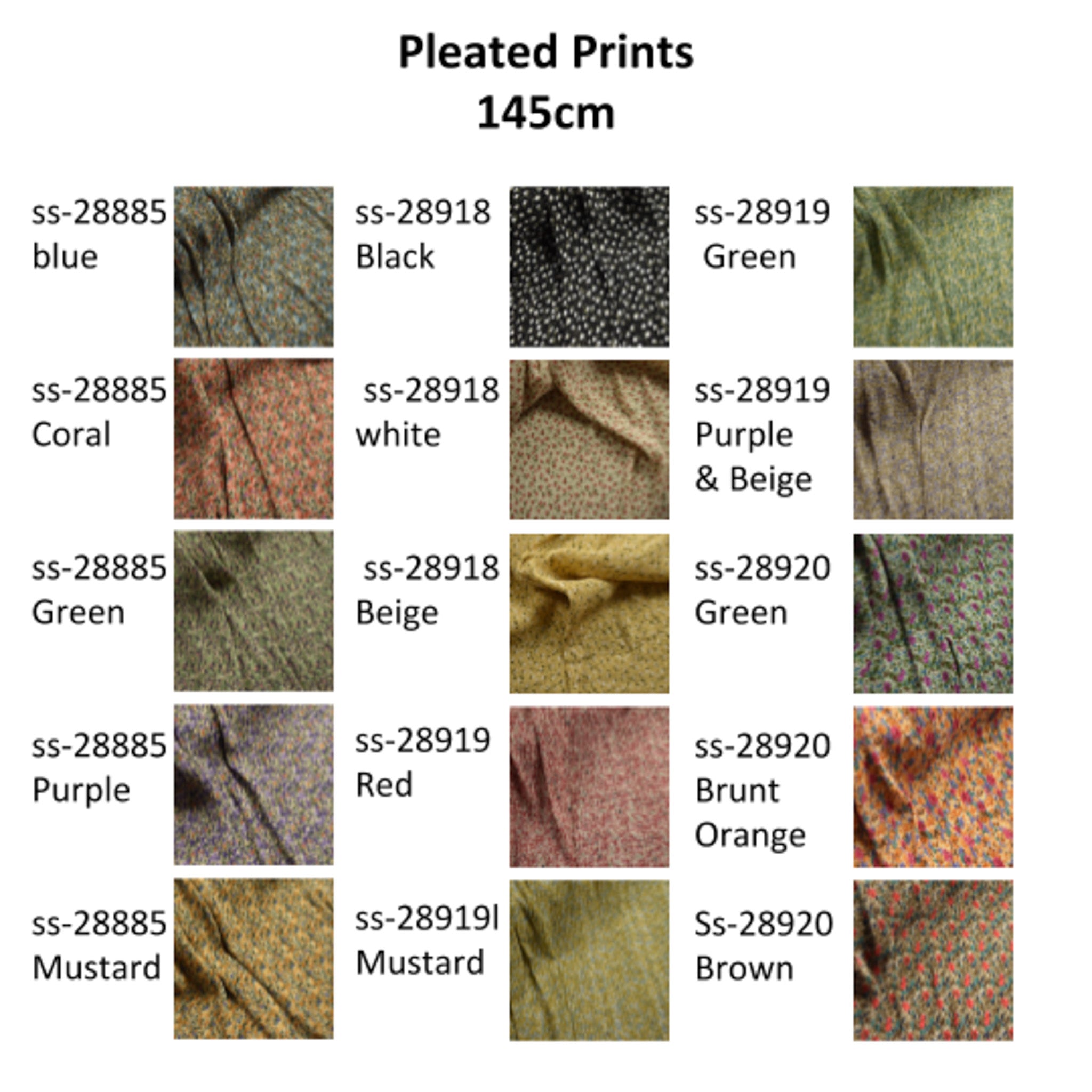 Pleated Prints