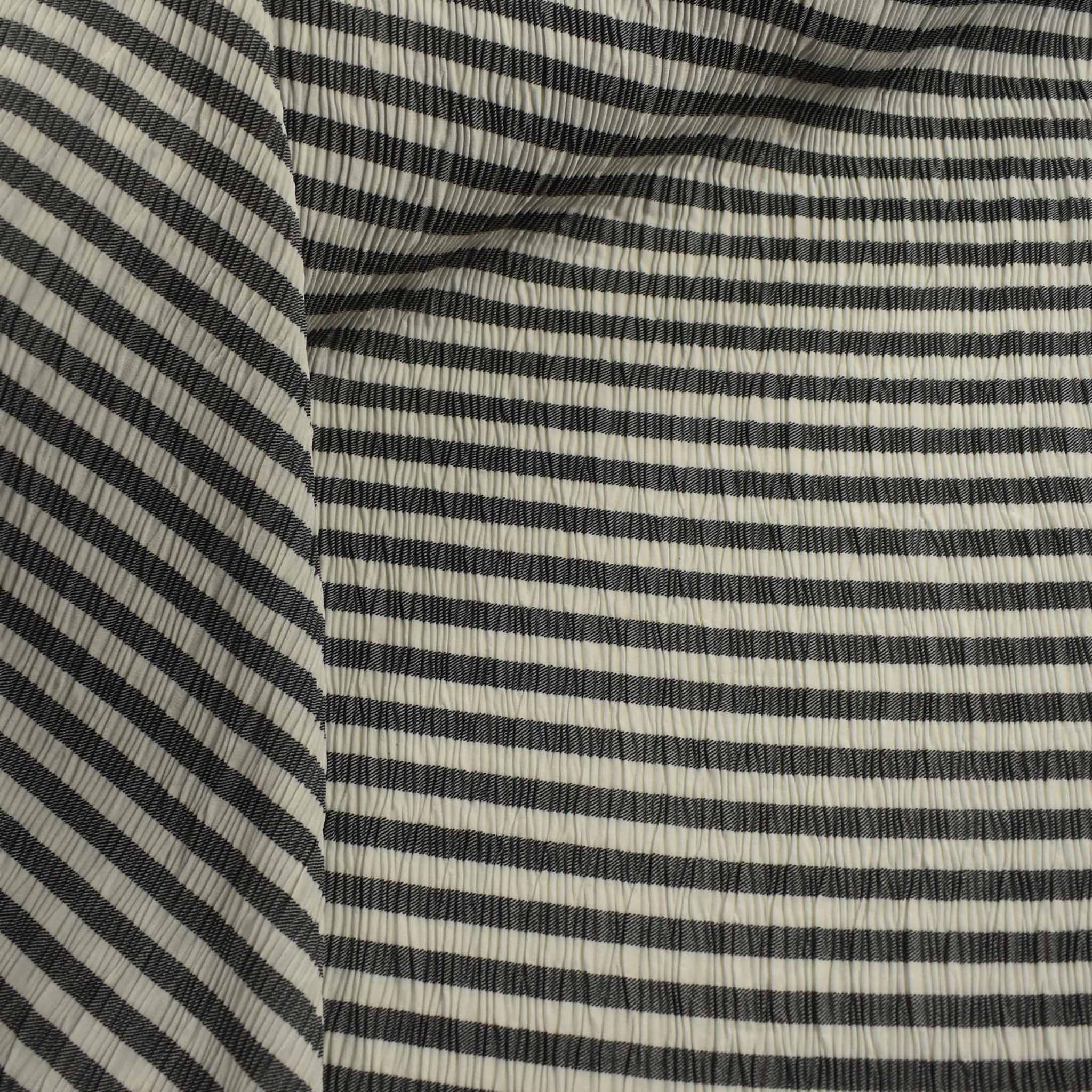 Pleated Striped Prints SS-28921