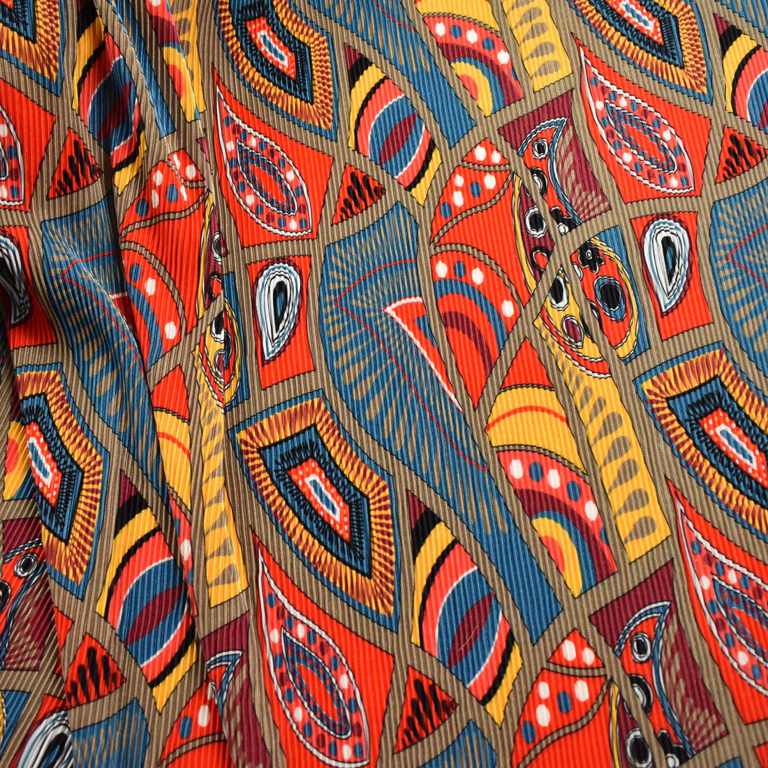 Pleated Picasso Prints SS-29343