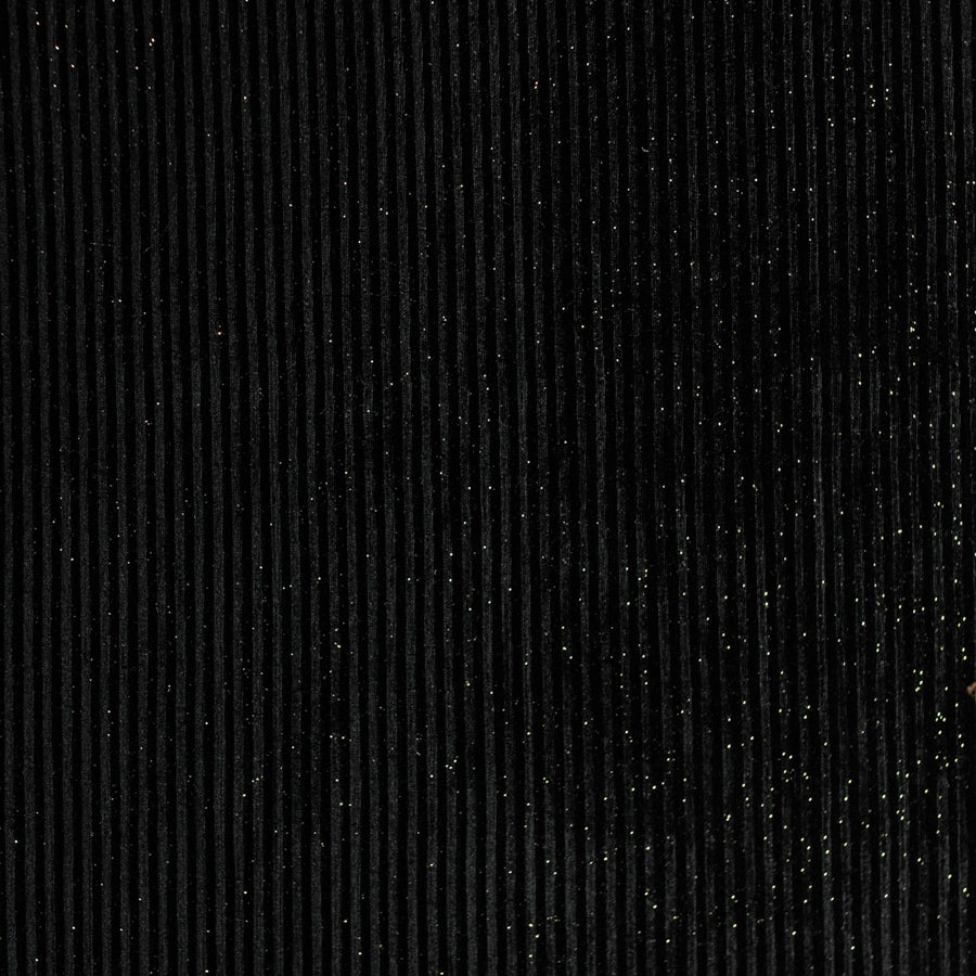 Pleated Velvet Glitter