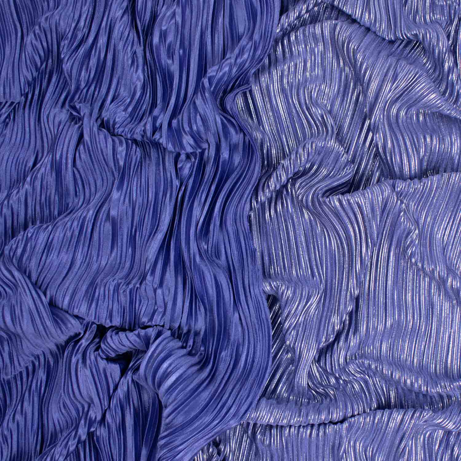 Pleated Glimmer Reversible Satin
