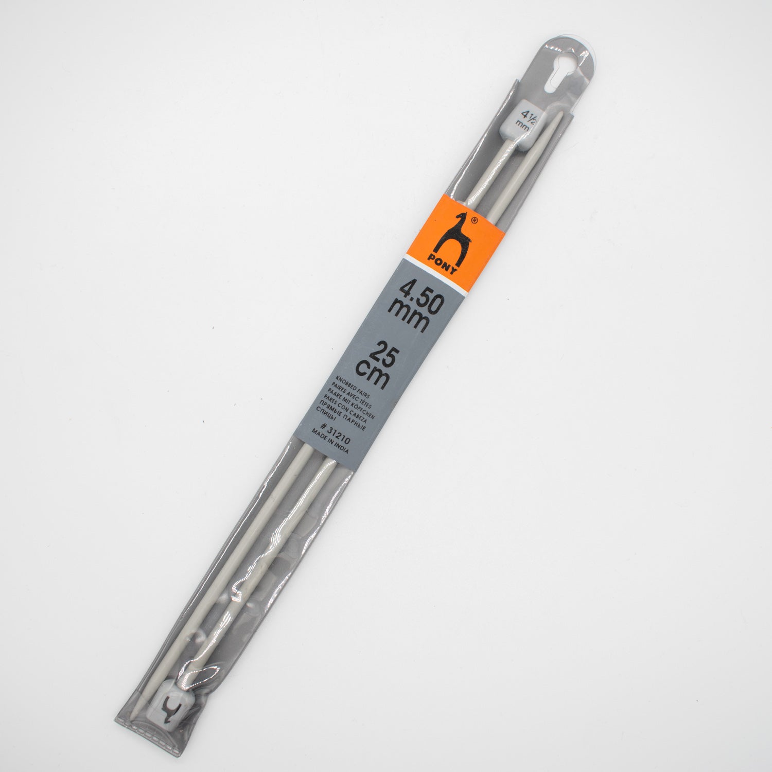 Pony Single Pointed Knitting Needles 25cm