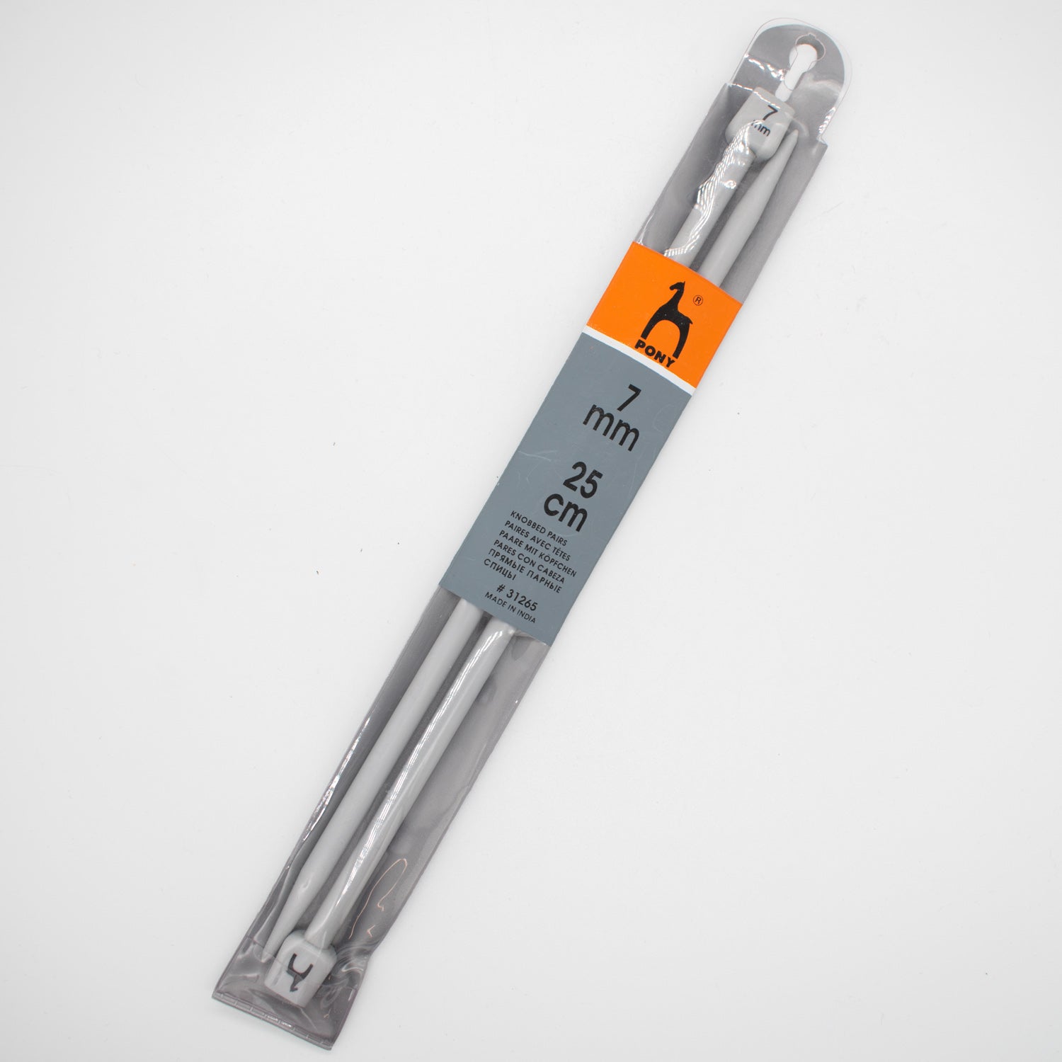 Pony Single Pointed Knitting Needles 25cm