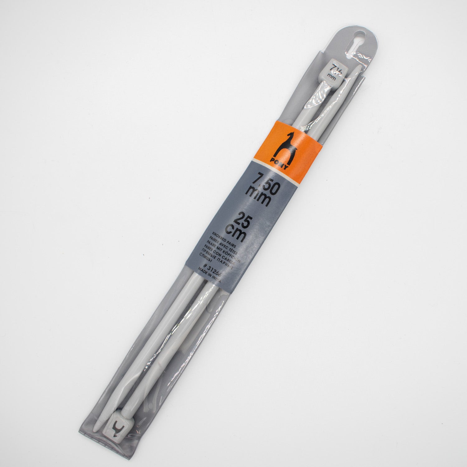 Pony Single Pointed Knitting Needles 25cm