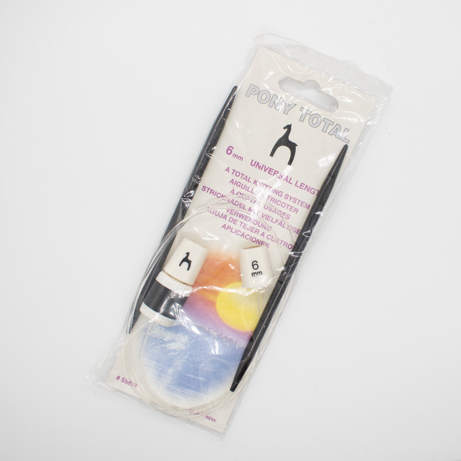 Pony Total Circular Knitting Pin with Row Counter