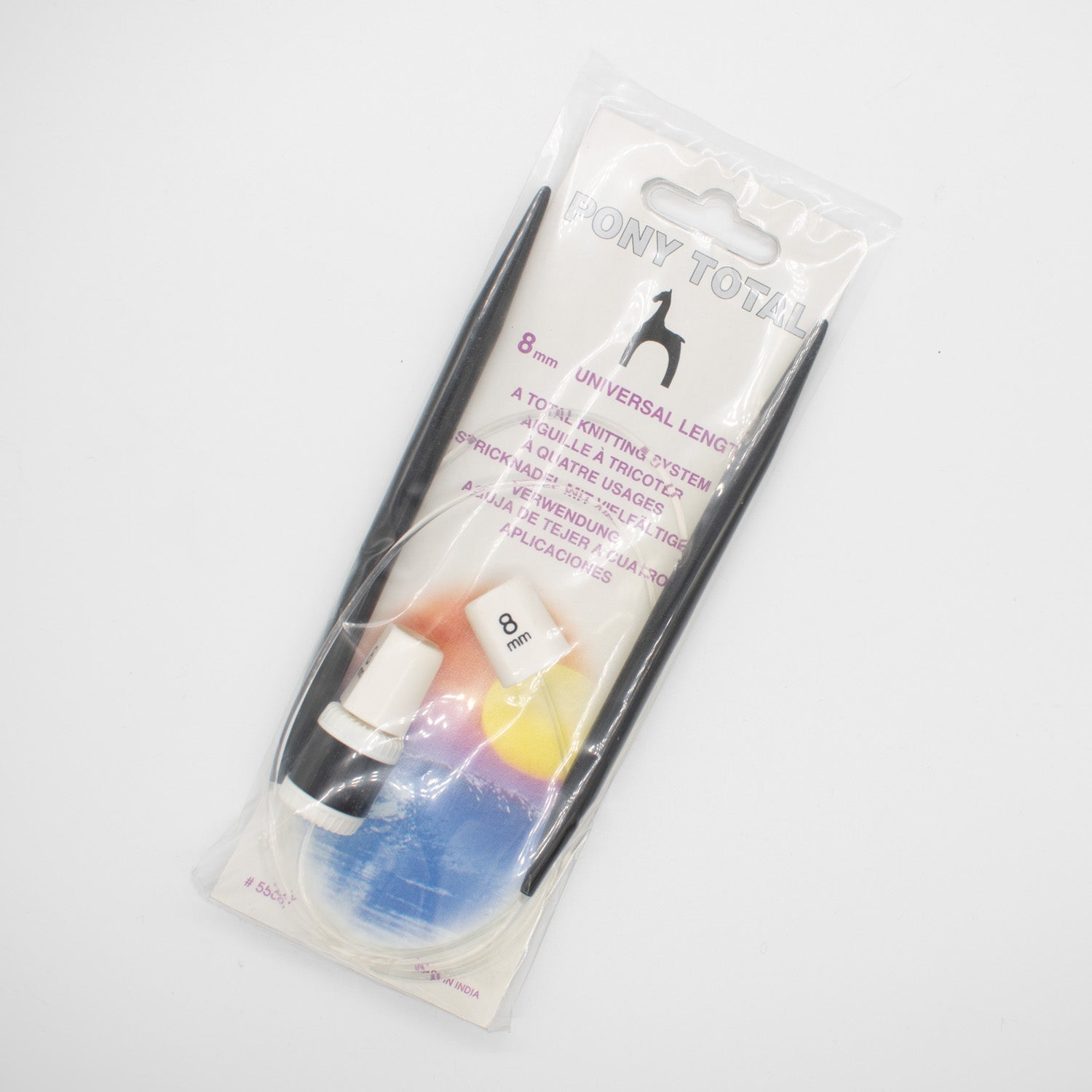 Pony Total Circular Knitting Pin with Row Counter