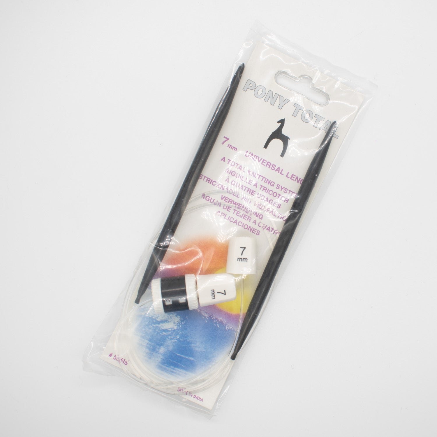 Pony Total Circular Knitting Pin with Row Counter