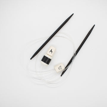 Pony Total Circular Knitting Pin with Row Counter