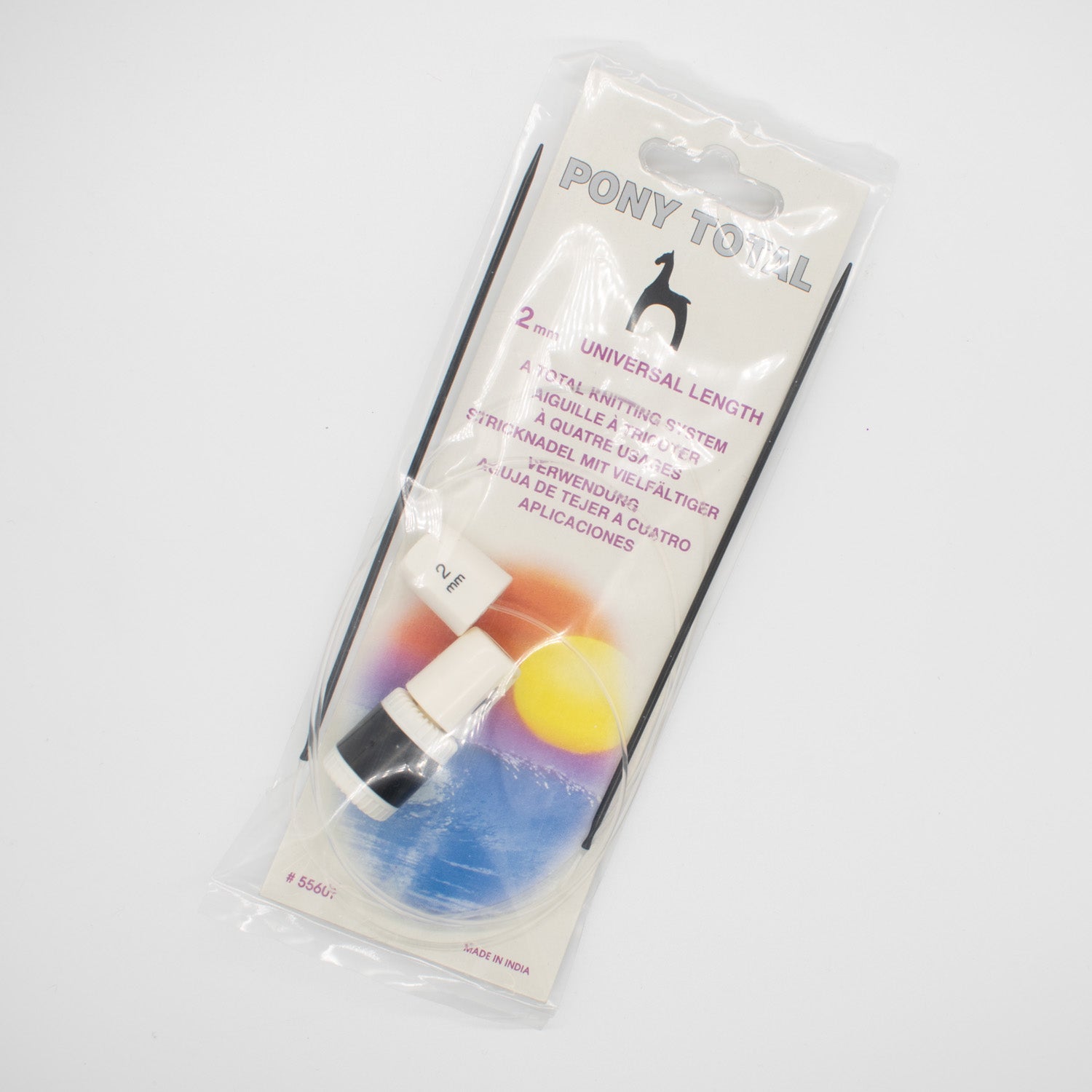 Pony Total Circular Knitting Pin with Row Counter