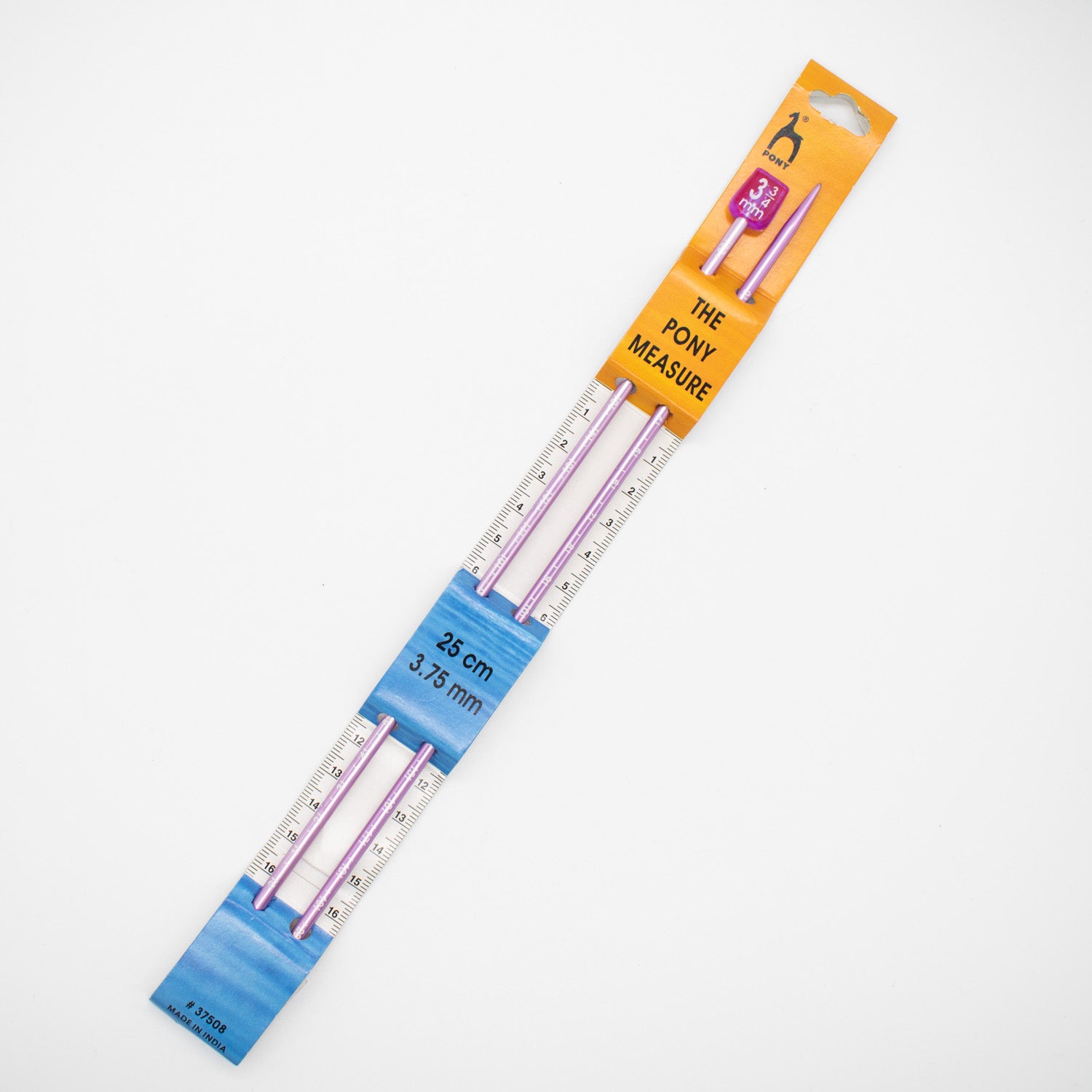 Pony Single Pointed Measure Knitting Needles 25cm