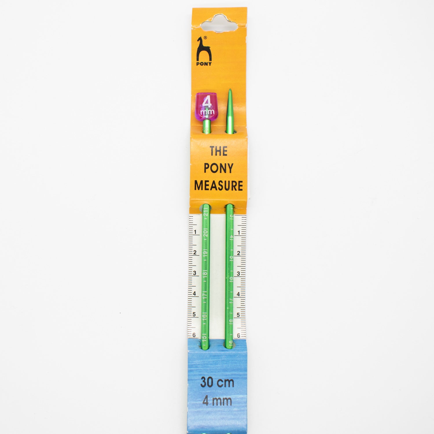 Pony Single Pointed Measure Knitting Needles 30cm