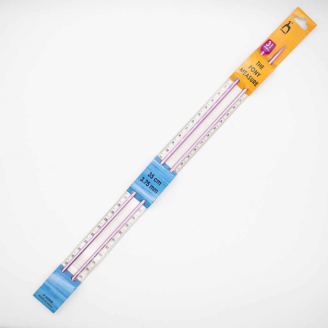 Pony Single Pointed Measure Knitting Needles 35cm