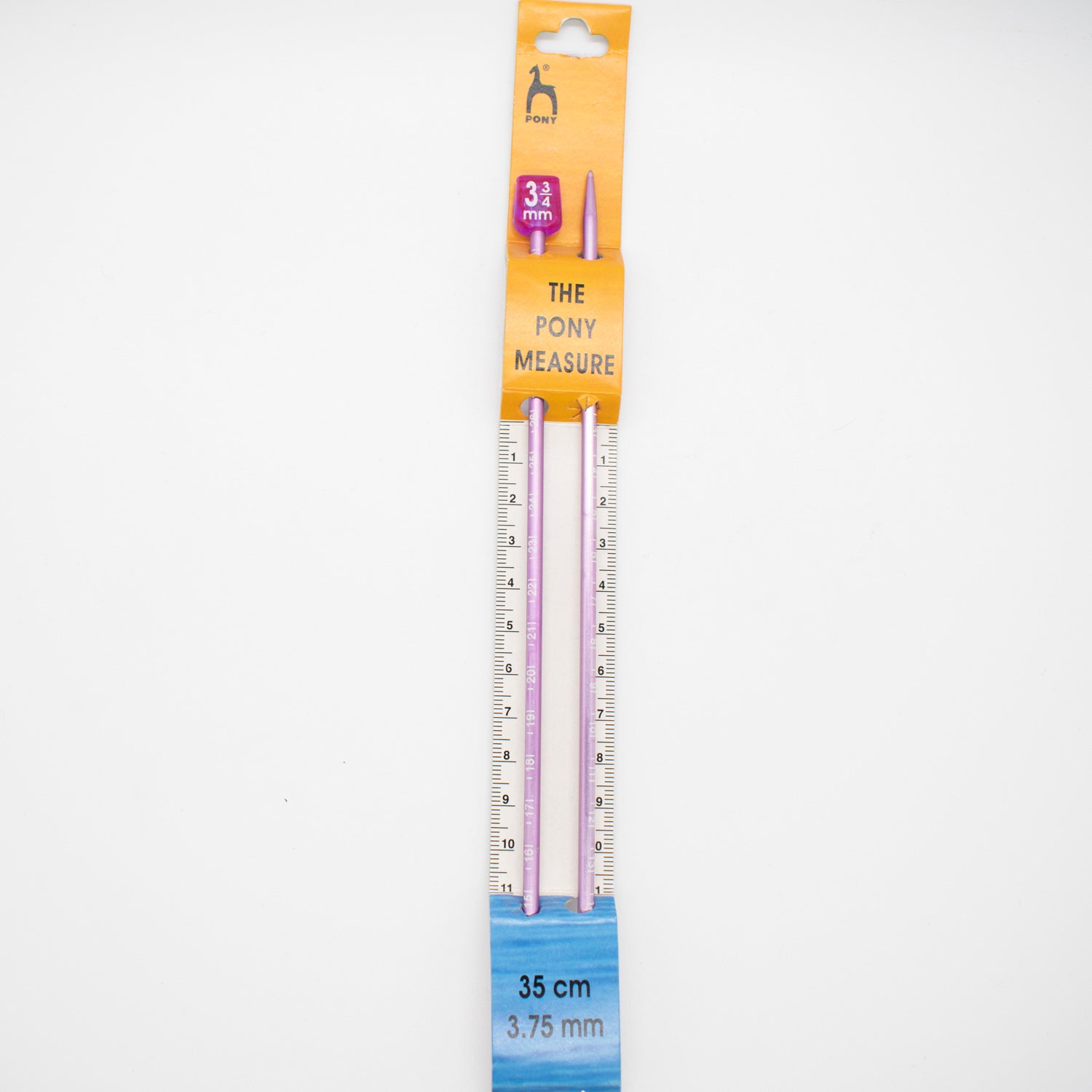 Pony Single Pointed Measure Knitting Needles 35cm