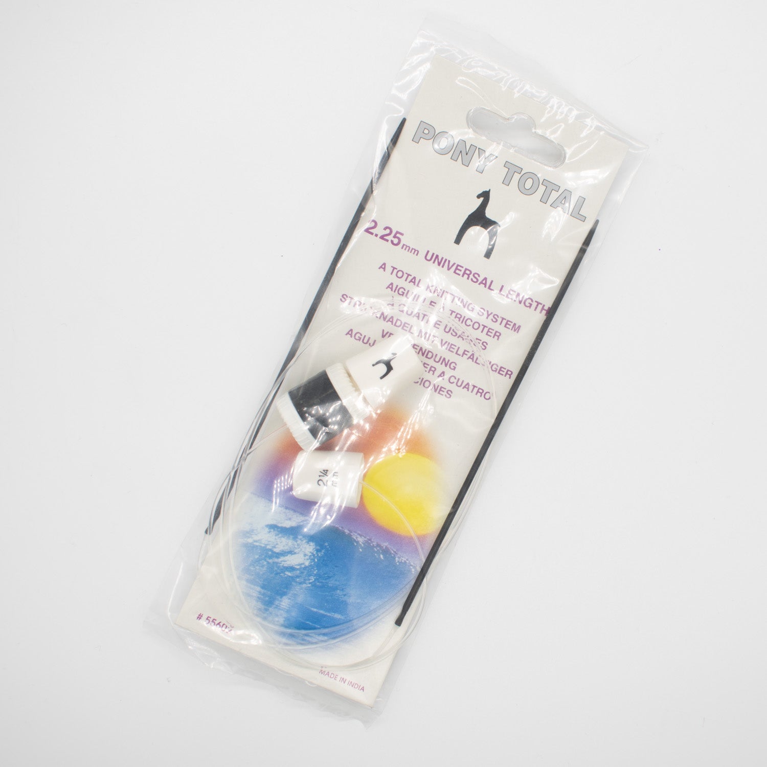 Pony Total Circular Knitting Pin with Row Counter