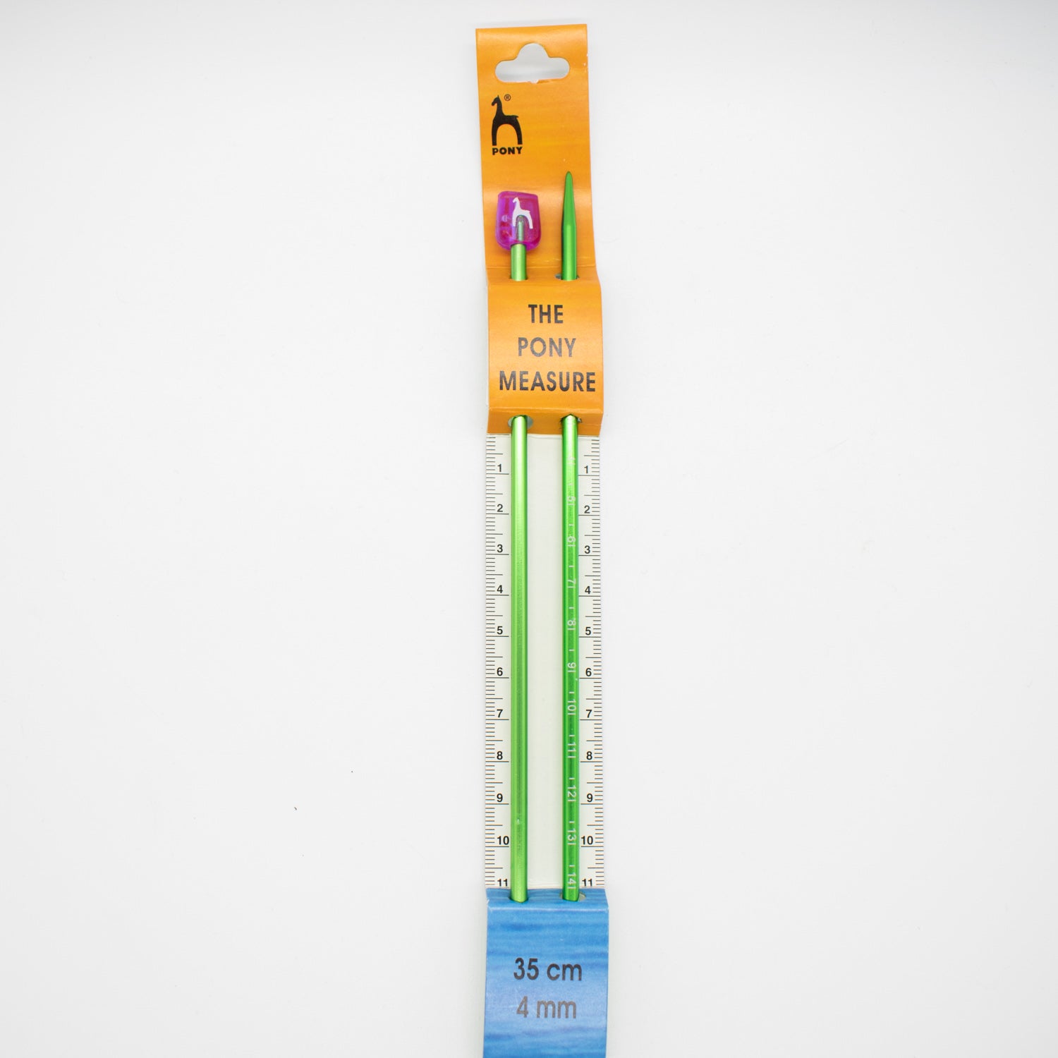 Pony Single Pointed Measure Knitting Needles 35cm