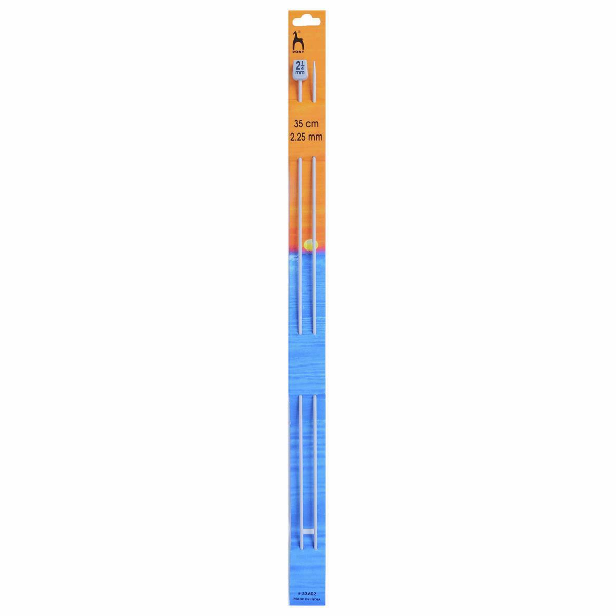 Pony Single Pointed Knitting Needles 35cm