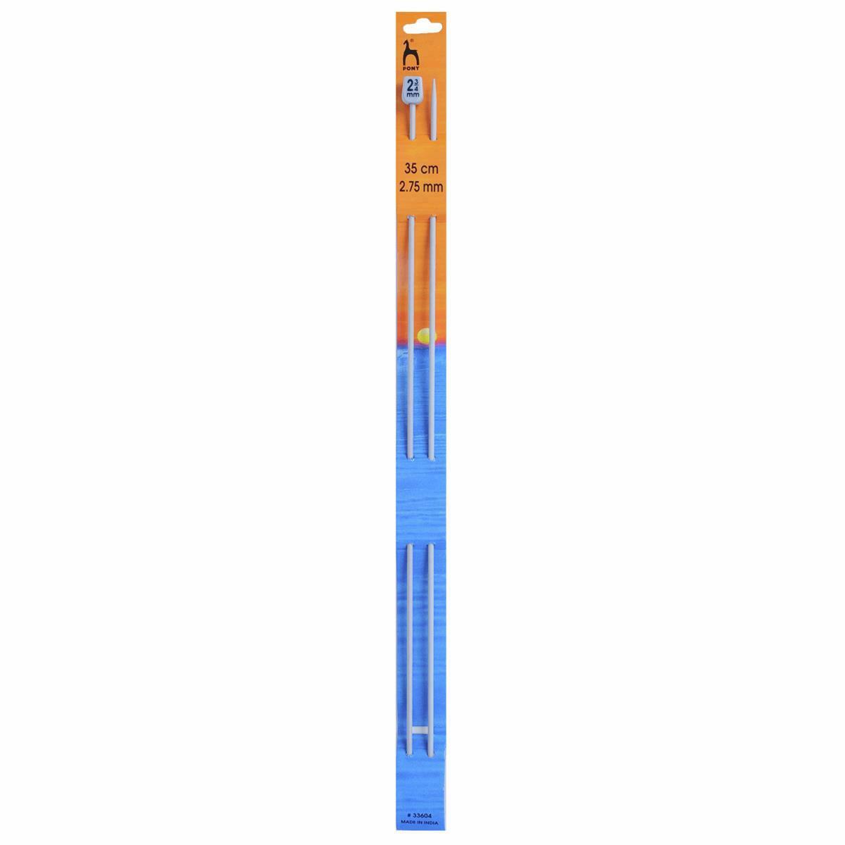 Pony Single Pointed Knitting Needles 35cm