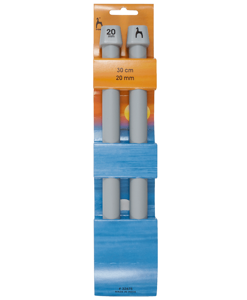 Pony Single Pointed Knitting Needles 30cm