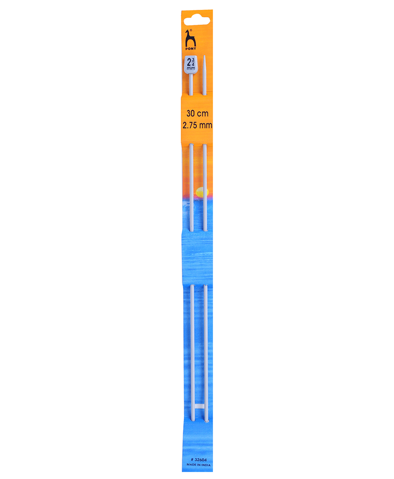 Pony Single Pointed Knitting Needles 30cm
