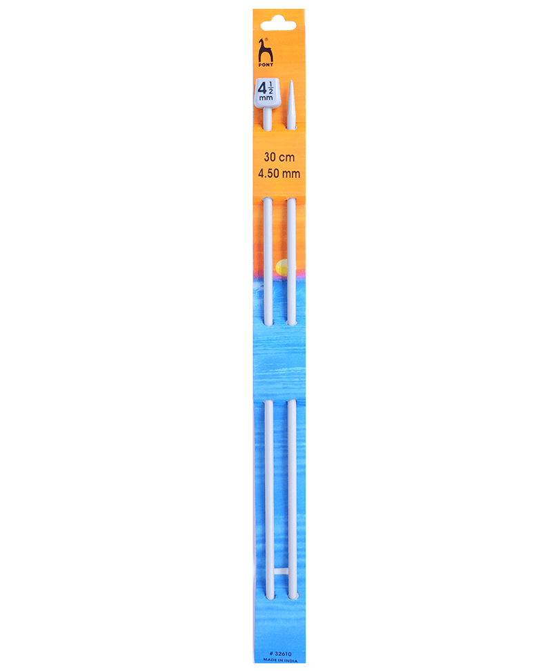 Pony Single Pointed Knitting Needles 30cm