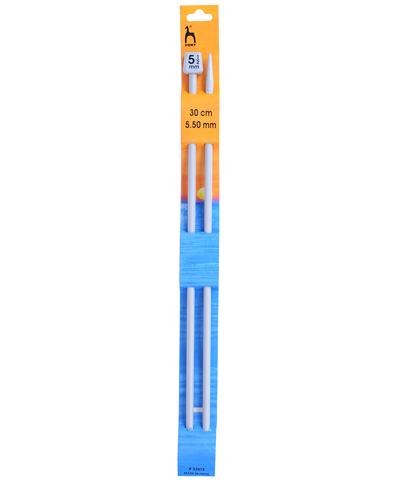 Pony Single Pointed Knitting Needles 30cm