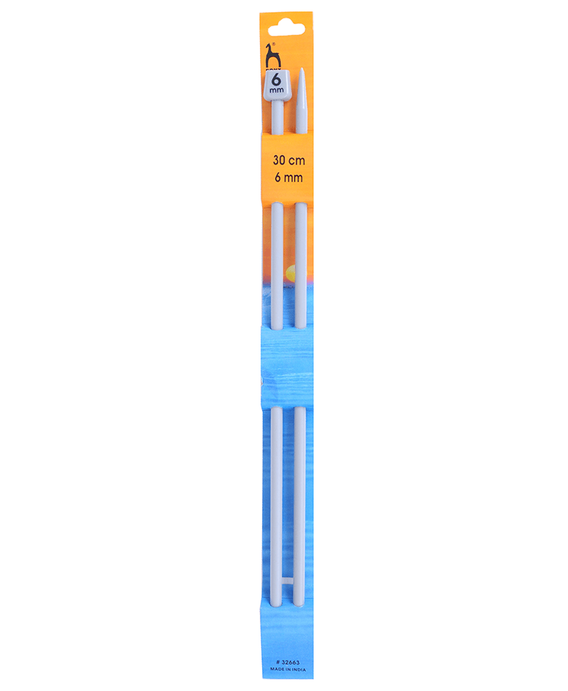 Pony Single Pointed Knitting Needles 30cm