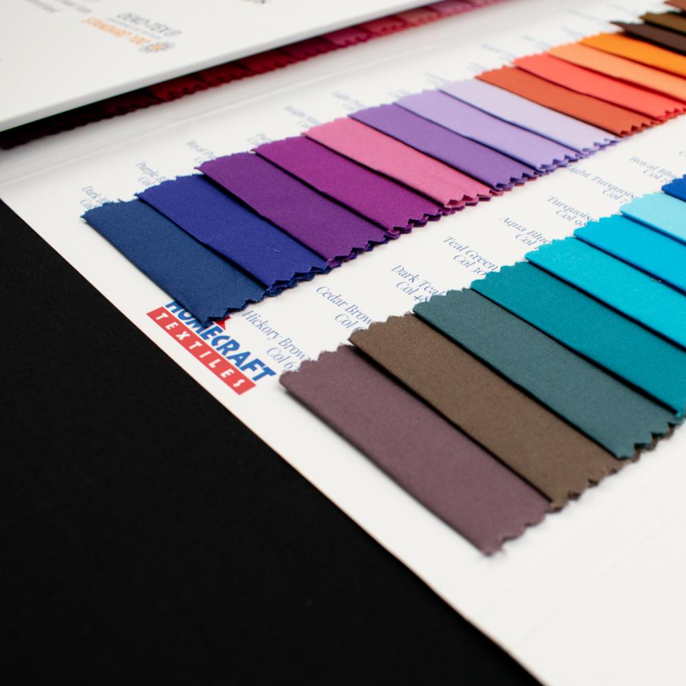 Premium 100% Cotton Solids Sample Book