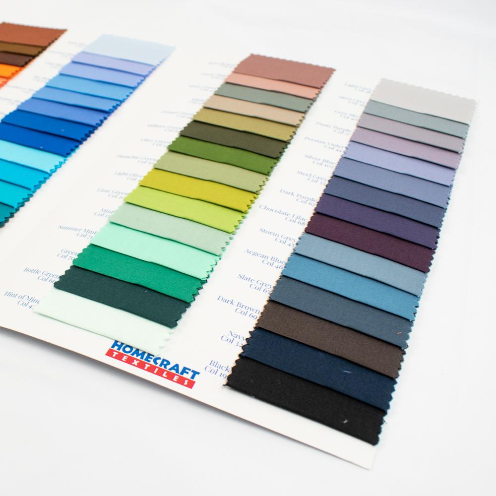 Premium 100% Cotton Solids Sample Book