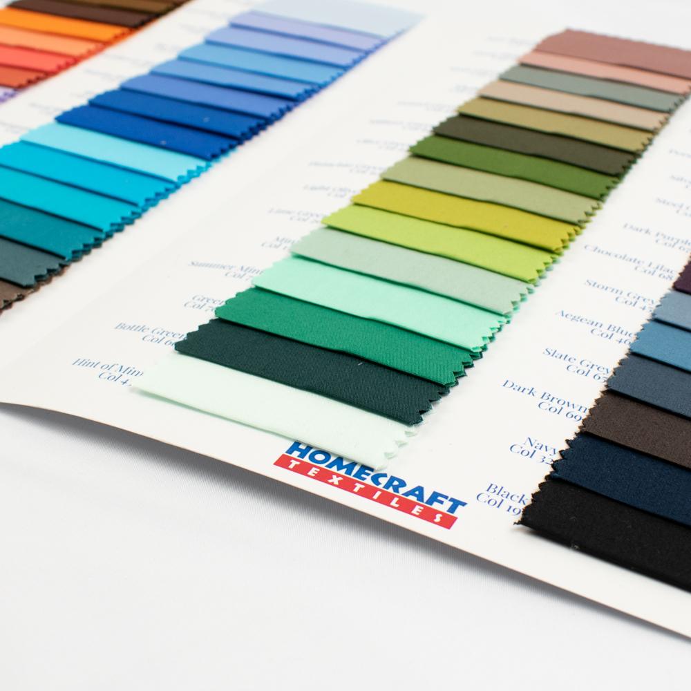 Premium 100% Cotton Solids Sample Book