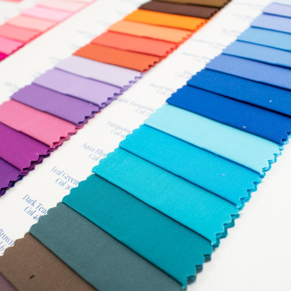 Premium 100% Cotton Solids Sample Book