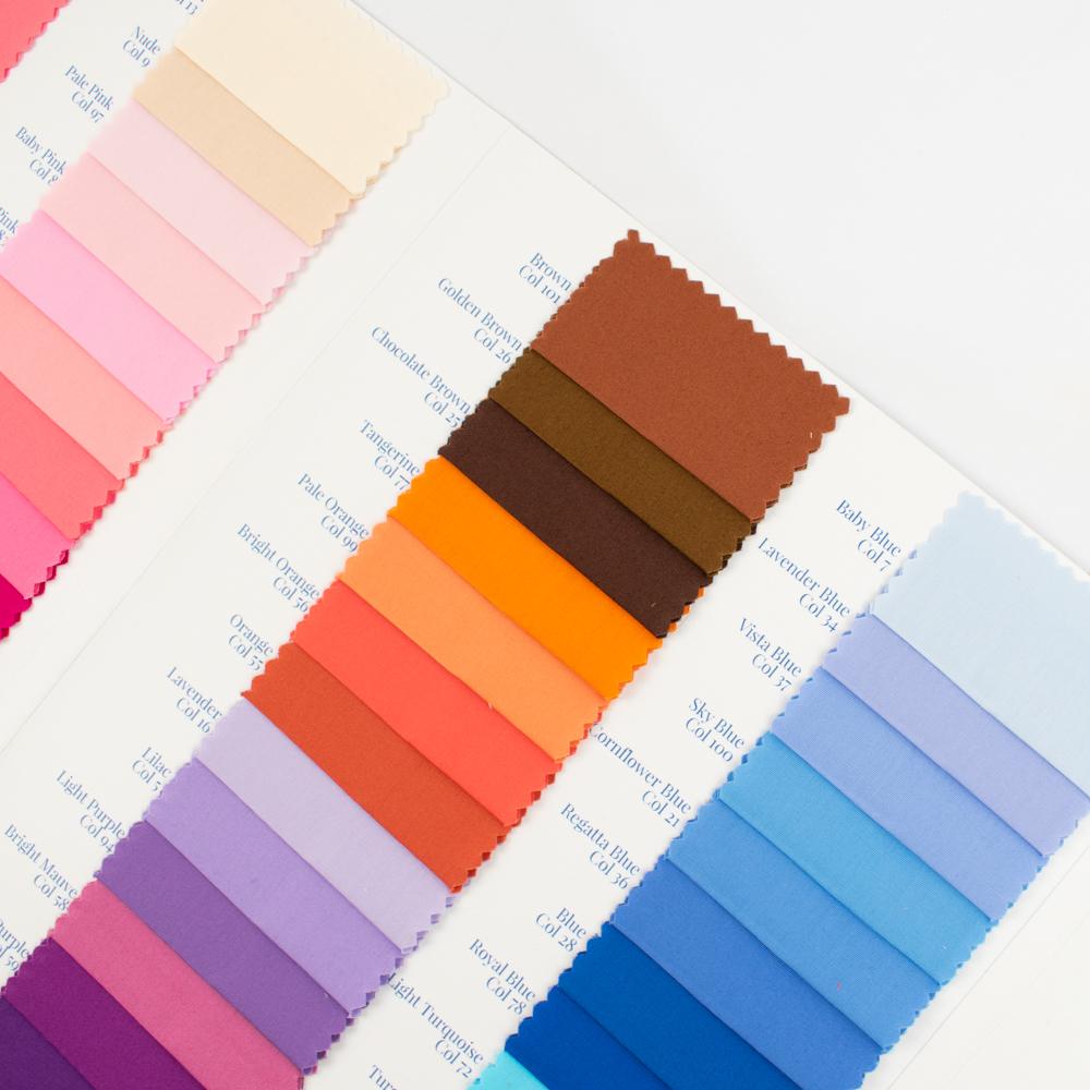 Premium 100% Cotton Solids Sample Book