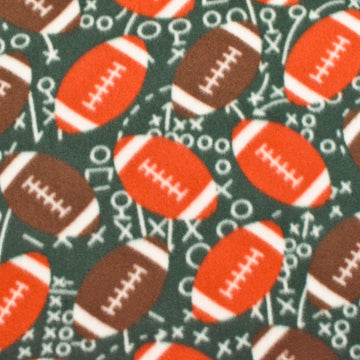 Footballs and Scoreboards Printed Polar Fleece