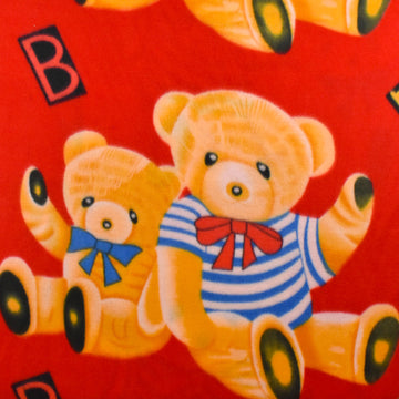 Teddy Bears Printed Polar Fleece