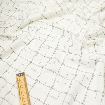 Printed Knits Design-193 Grey & White Checks