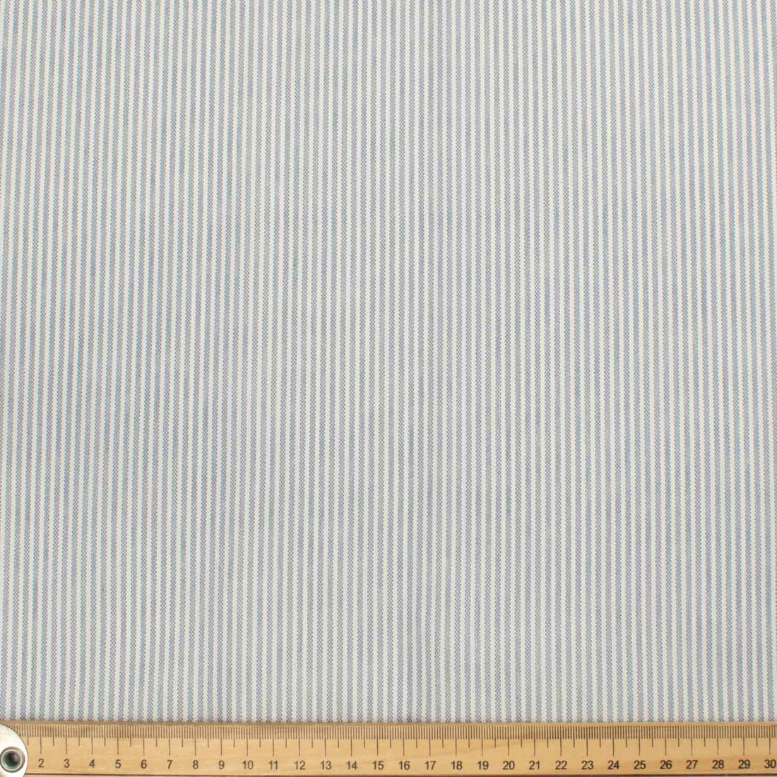 Printed Cotton Voile Design-62 Grey Stripes on White