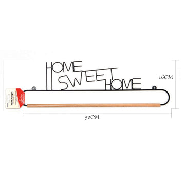 QUILT HANGER – 20IN WIRE WITH DOWEL – BLACK – Home Sweet Home