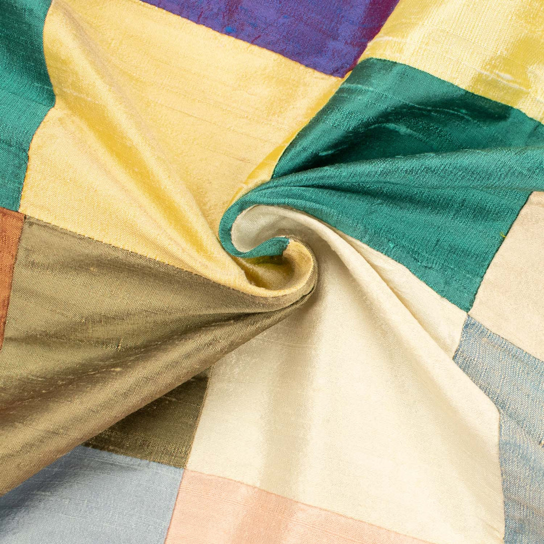 Dupioni Silk Patch Work