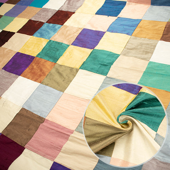 Dupioni Silk Patch Work