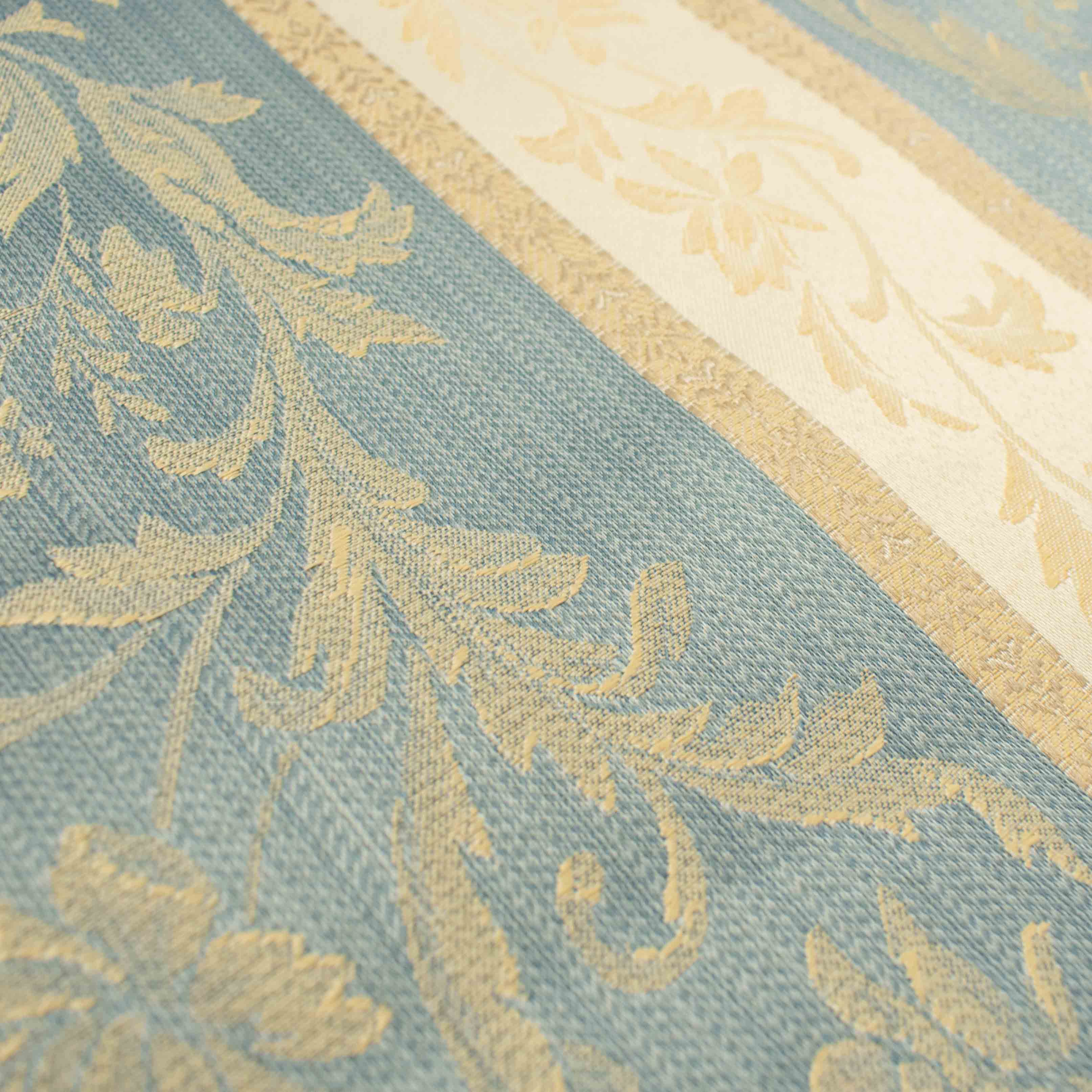 Regency Stripe Blockout Coated Wedgewood