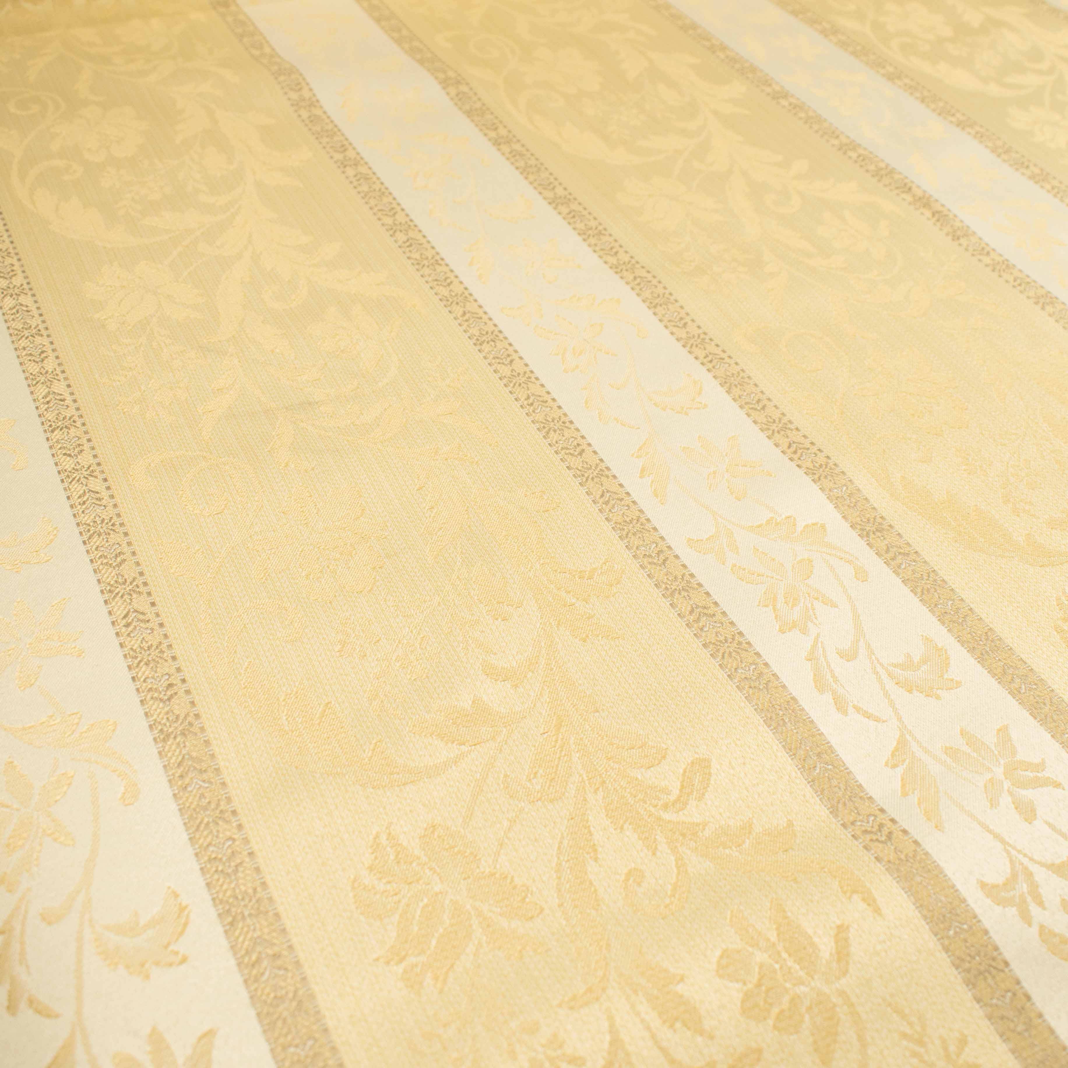 Regency Stripe Blockout Coated Oatmeal